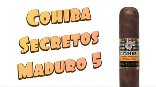 Cohiba Maduro 5 Secretos Habanos Cuban Cigar [upl. by Leile]