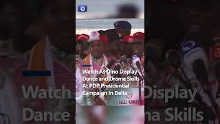 Watch As Dino Melaye Displays Dance and Drama Skills At PDP Presidential Campaign In Delta [upl. by Ayekam]