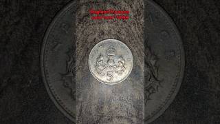 english coin very shiny and beautiful shots viral silver coin youtubeshorts amsr amsr [upl. by Netsrik2]