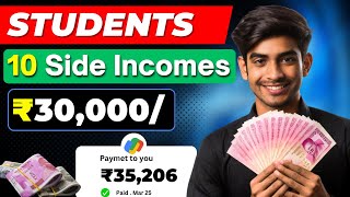 💰Earn Money Online ₹30000month  10 Side Incomes For Students  Work From Home With No Investment [upl. by Adlay847]