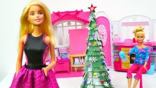 Weihnachten steht vor der Tür  Spielspaß mit Barbie Puppen [upl. by Alleris287]