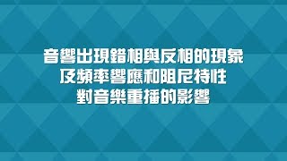 音響出現錯相與反相的現象及頻率響應和阻尼特性對音樂重播的影響 [upl. by Adnilav]