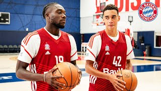 Phonzy vs Jamal  quotThats 90quot  Basketball Challenge  FC Bayern [upl. by Ahseek174]