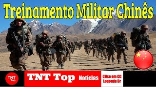 Treinamento Militar da China Nas proximidades do Tibet [upl. by Comethuauc]