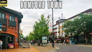 CAPTIVATING LONDON WALKING TOUR ROMFORD TOWN CENTRE 4K HDR 60FPS [upl. by Aural]