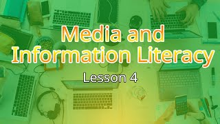 Media and Information Literacy  Lesson 4 Types of Media [upl. by Ansell]