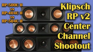 NEW Klipsch Center Channel Shootout [upl. by Ajna608]