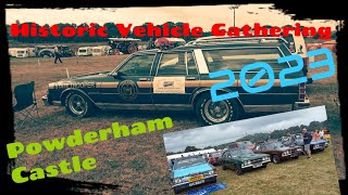 Powderham Castle HVG 2023 Classic car show [upl. by Acyssej]