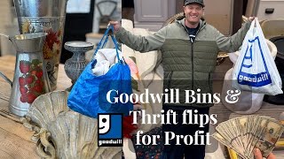 Goodwill Bins and thrift Flips For Profit [upl. by Charil]