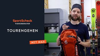 SportScheck Videoberater mit Skiexperte Max Pohl  Skitouren gehen [upl. by Nell741]