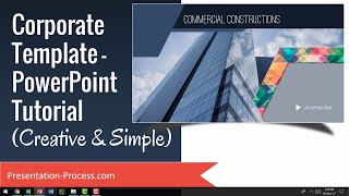 Corporate Template PowerPoint Tutorial Creative amp Simple [upl. by Baram]