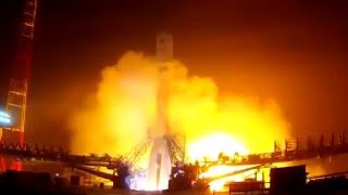 Soyuz 21b Fregat GlonassM Navigational Satellite Launch  What Little Footage We Got [upl. by Ahsitil953]