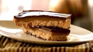 Homemade Snickers Bars  Recipe Recreation [upl. by Lengel463]