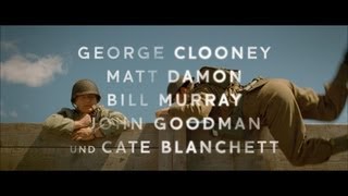 MONUMENTS MEN Trailer 1 Deutsch HD German [upl. by Eward]