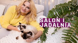 Wnętrza  salon  jadalnia i kuchnia  jedna otwarta przestrzeń Mini Home Tour [upl. by Swetlana]