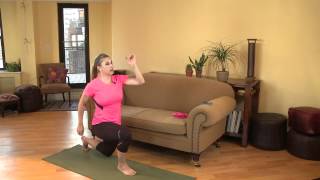 Tabata Cardio Workout With Sarah Dussault [upl. by Onaled634]