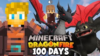 I Spent 100 Days in DRAGON FIRE Minecraft with FRIENDS This is What Happened… [upl. by Siravrat112]