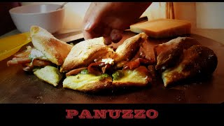 Easy Pizza Sandwich PANUZZO Home Oven 🍕😊 [upl. by Balsam]