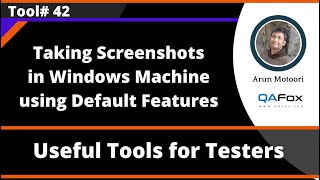 Taking Screenshots using default features in Windows 10 and Later [upl. by Yhtir522]