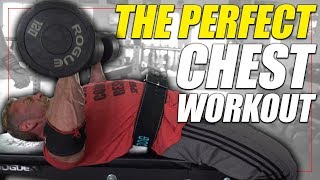 The Perfect 4 Exercise Chest Workout for MASS [upl. by Leuqim882]