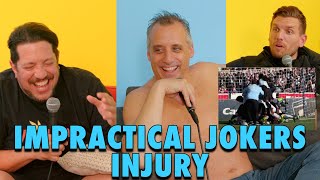 Impractical Jokers Injury with Joe Gatto  Sal Vulcano amp Chris Distefano present Hey Babe  Clips [upl. by Cope]