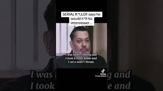 Serial Killer Says he Would Kill Interviewer wtf chilling cctv courtroom [upl. by Lema]