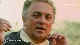 Federico Fellini Rare Interview Footage Video Exclusive [upl. by Nylave988]