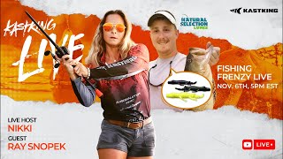 KastKing Fishing Frenzy PRESIDENTIAL SHOW GUEST RAY SNOPEK  GATOR BAITS AND GIVEAWAY [upl. by Acinimod936]