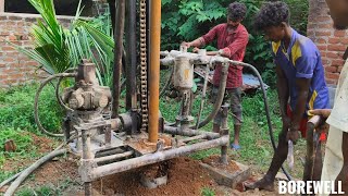 borewell drilling  borewell drilling machine  boring video [upl. by Ariay]