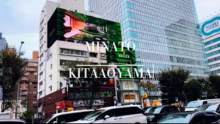 JAPAN Tokyo Minato City streets 北青山 ４K 2024 [upl. by Thebazile]