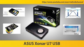 Обзор ASUS Xonar U7 USB Review [upl. by Dorkas757]