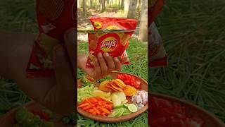 Lays Chips Chaat Recipe  Lays Cocktail Bhel  Crunchy Ten10 Star Hotel Recipes shorts asmr [upl. by Drehcir]