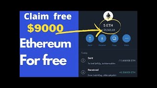 9000 FREE ETHEREUM IN 5 SECONDS step by step HOW TO EARN FREE ETHEREUM IN TRUST WALLET [upl. by Ialohcin]