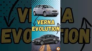 Hyundai Verna evolution 🧬 shortsfeed shortsviral [upl. by Aronson]