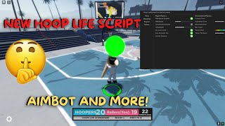 NEW Hoop Life Script GUI Speed Auto Reach Aimbot AND MORE PASTEBIN Roblox [upl. by Mirelle]