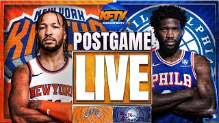 New York Knicks vs Philadelphia 76ers Post Game Show EP 462 Highlights Analysis Live Callers [upl. by Eddi]