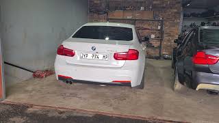 bmw f30 330d straight pipe sound [upl. by Yemrej59]