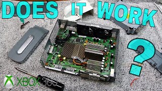 DOES IT WORK CleanTest Xbox 360 Console I Game inside [upl. by Yelhak]