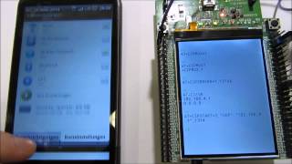 ESP8266 Serial Wifi Module with STM32F4 Discovery and Android Smartphone [upl. by Urina]