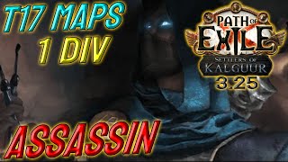 ASSASSIN  1 DIV Build Cost  T17 capable  Path of Exile 325 [upl. by Reerg]