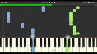 hanaukyomaidteamlaveritemarielspiano  Synthesia Piano cover [upl. by Tseng351]