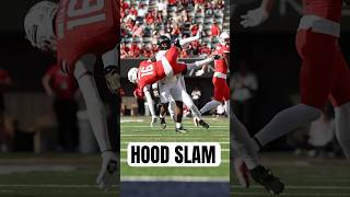 Colton Hood Slams Arizona Player CollegeFootball [upl. by Naerol]