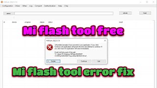 Mi flash tool error  Mi flash tool  Mi flash tool download Mi flash tool driver install error fix [upl. by Nayek392]