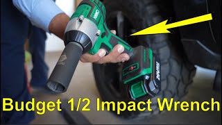 Budget Impact Wrench Review Kimo 20V Cordless Impact Wrench 12 inch [upl. by Novets829]