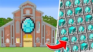 I Built a DIAMOND FACTORY in Minecraft Hardcore [upl. by Norab]