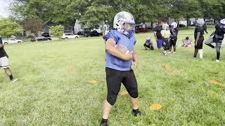 FIRST DAY OF PADS 2024 HITTING DRILL🔥🔥🔥 10u Downriver Cobras Elite [upl. by Nagud]