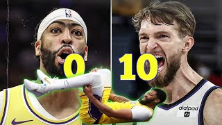 Domantas Sabonis Literally Bullied Anthony Davis AD is 010 against Him [upl. by Farwell844]