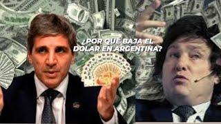 ¿POR QUÉ ESTA BAJANDO EL DOLAR EN ARGENTINA 😨 las causas de la baja del dólar [upl. by Zildjian]