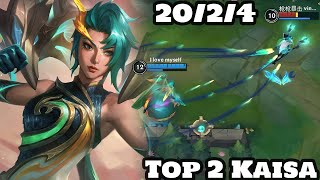 Wild Rift Kaisa  Top 2 Kaisa Gameplay Rank Master [upl. by Drofla471]