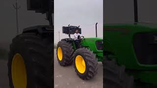 Modified👿 John Deere 🚀🔥newhollandtractor nishudeswalstunt johndeere [upl. by Alemac]